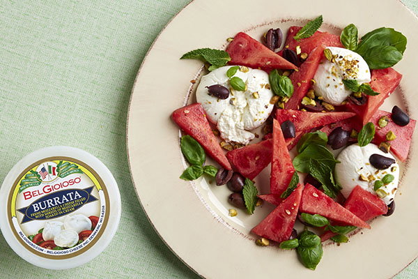 Burrata Watermelon Salad